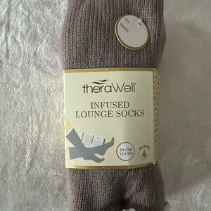 Infused Lounge Socks - Taupe